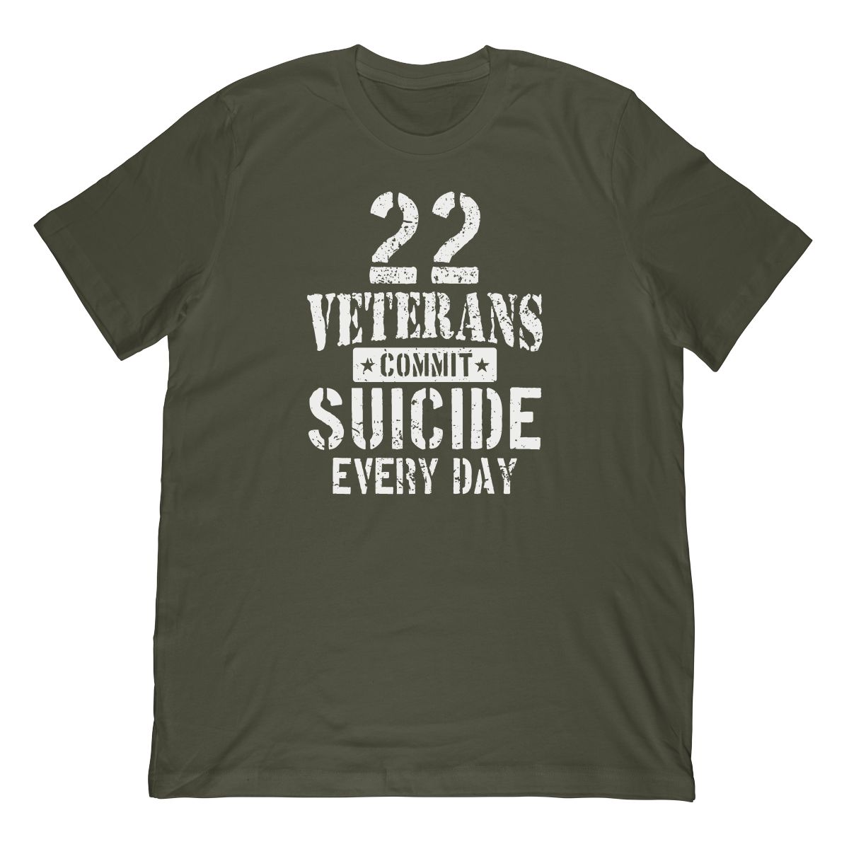 22 Veterans Commit Suicide Every Day T-Shirt