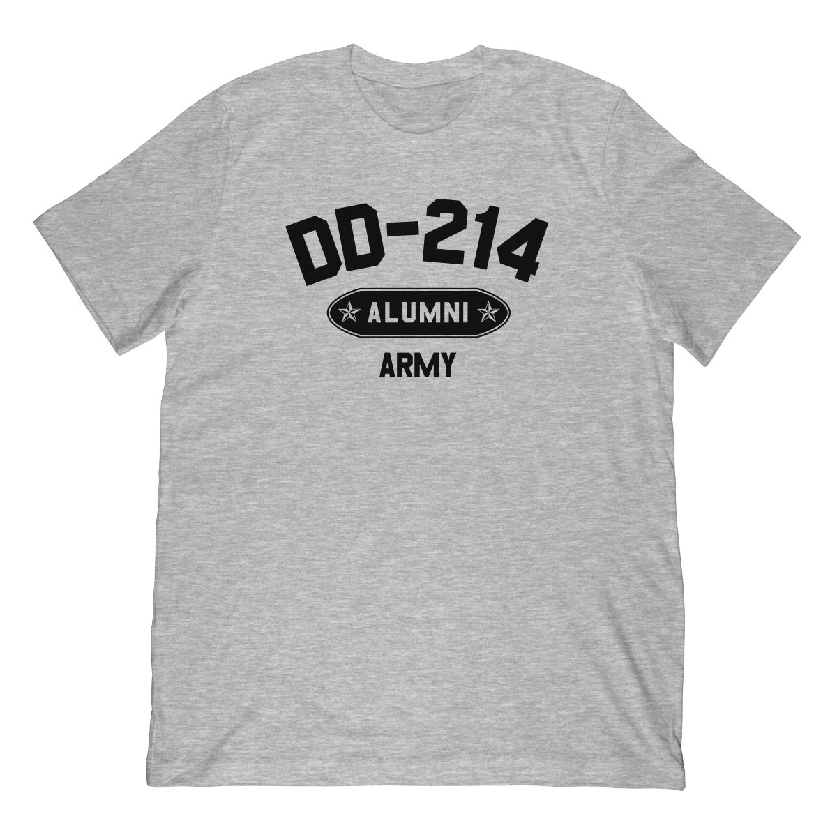 DD-214 Alumni Army In Black (Stamp Look) T-Shirt